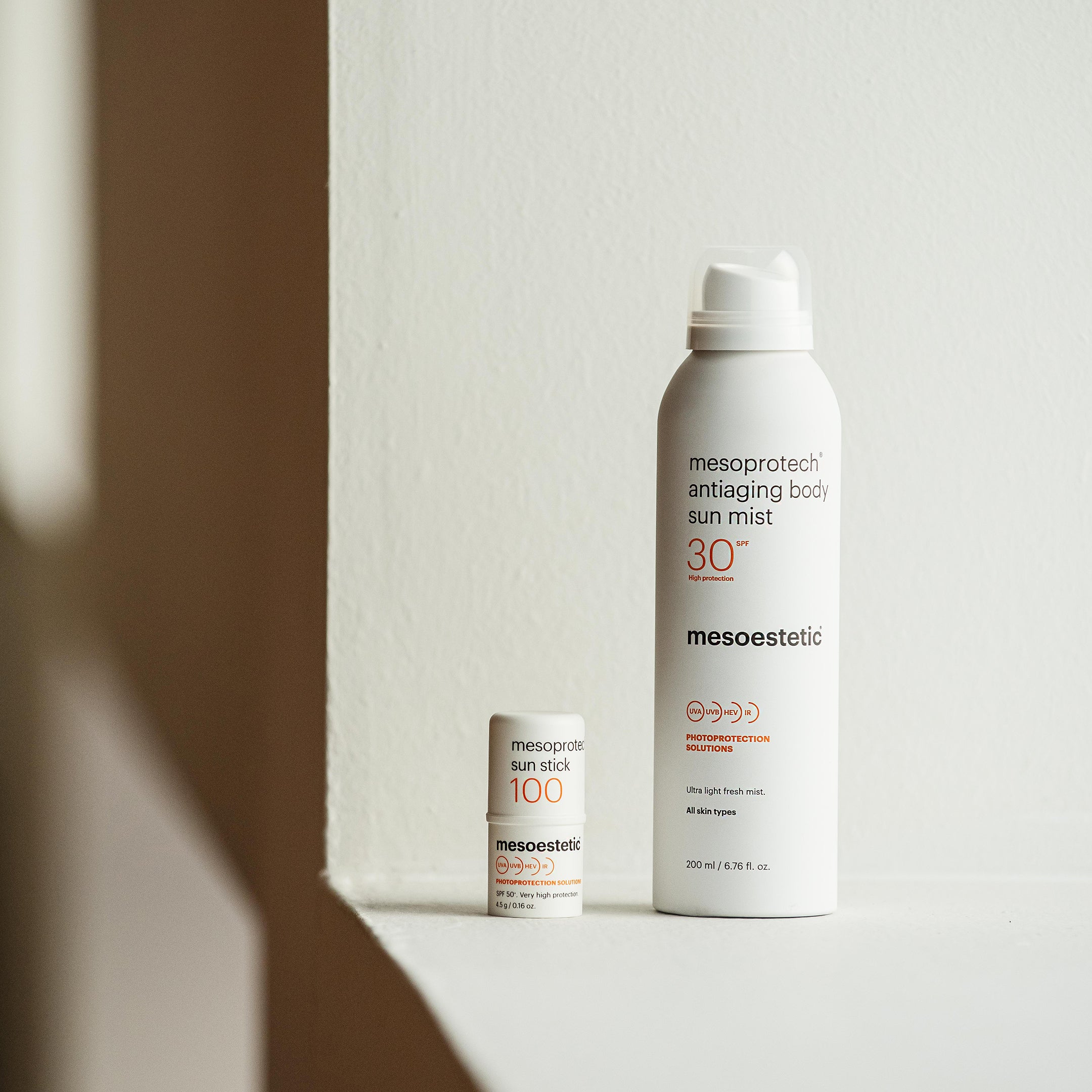 Zonnebescherming met mesoestetic