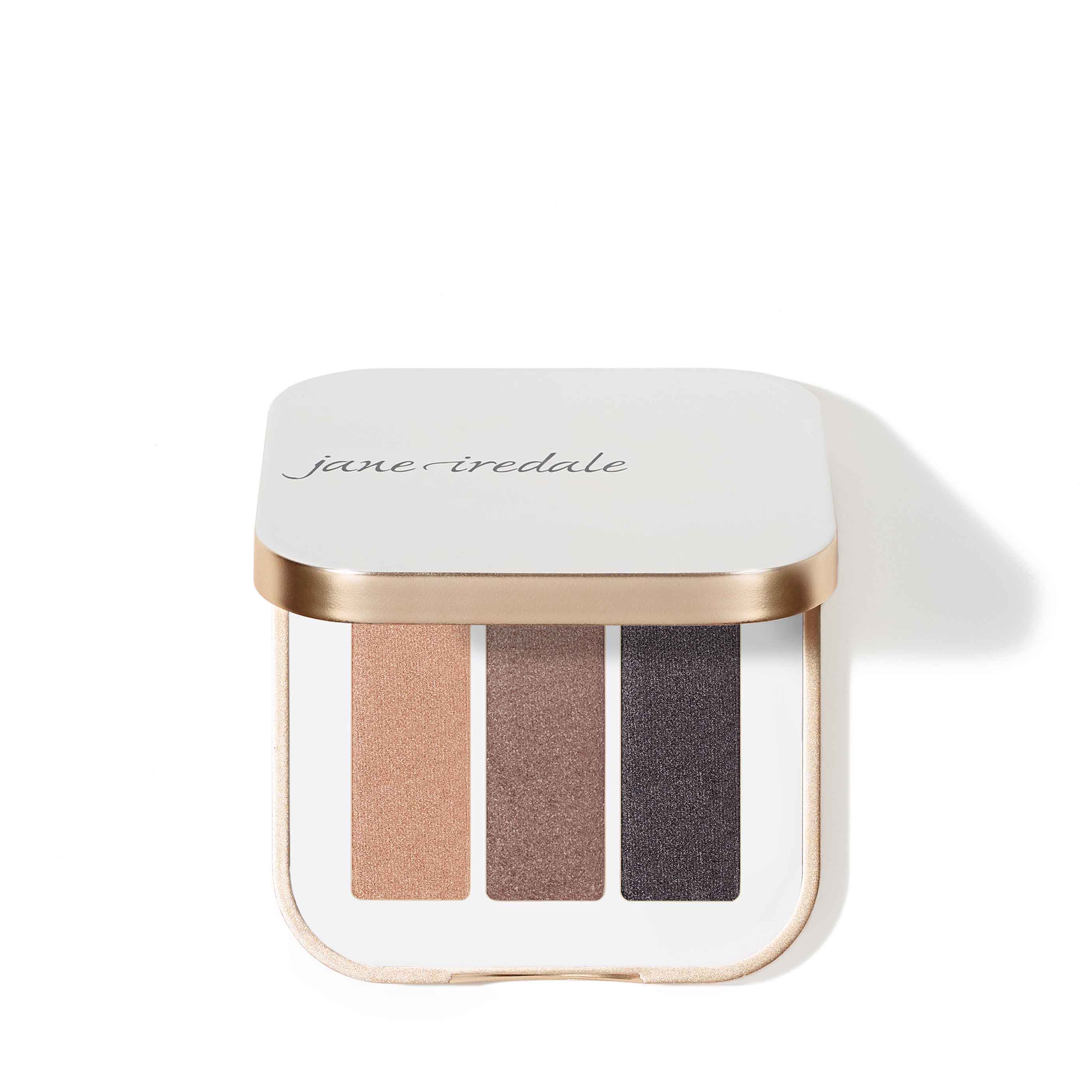Jane Iredale PurePressed Eye Shadow Triple in Brown Sugar