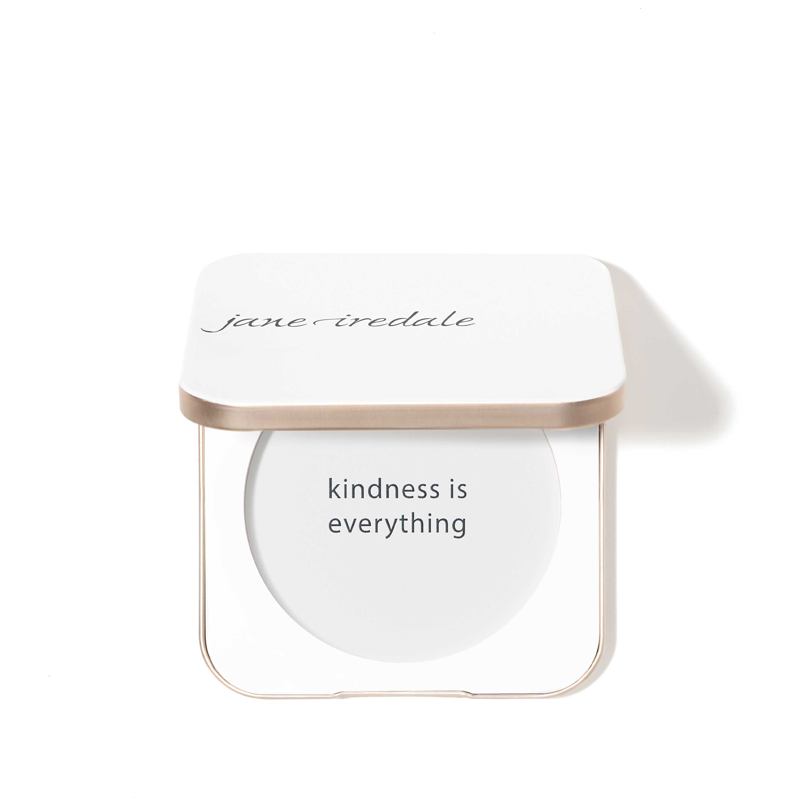 Jane Iredale Refillable Compact — navulbaar aluminium compact met spiegel