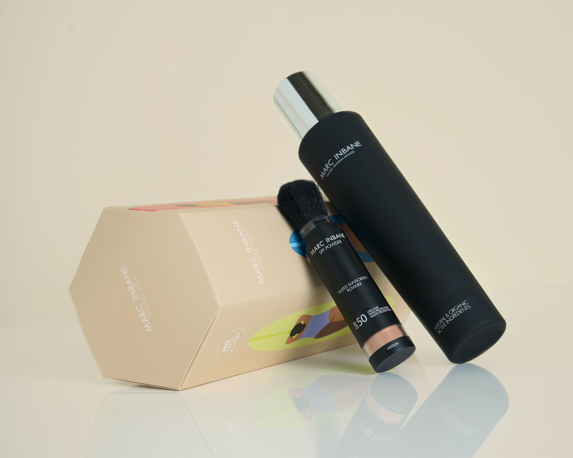 Tanning Mousse + gratis SPF brush