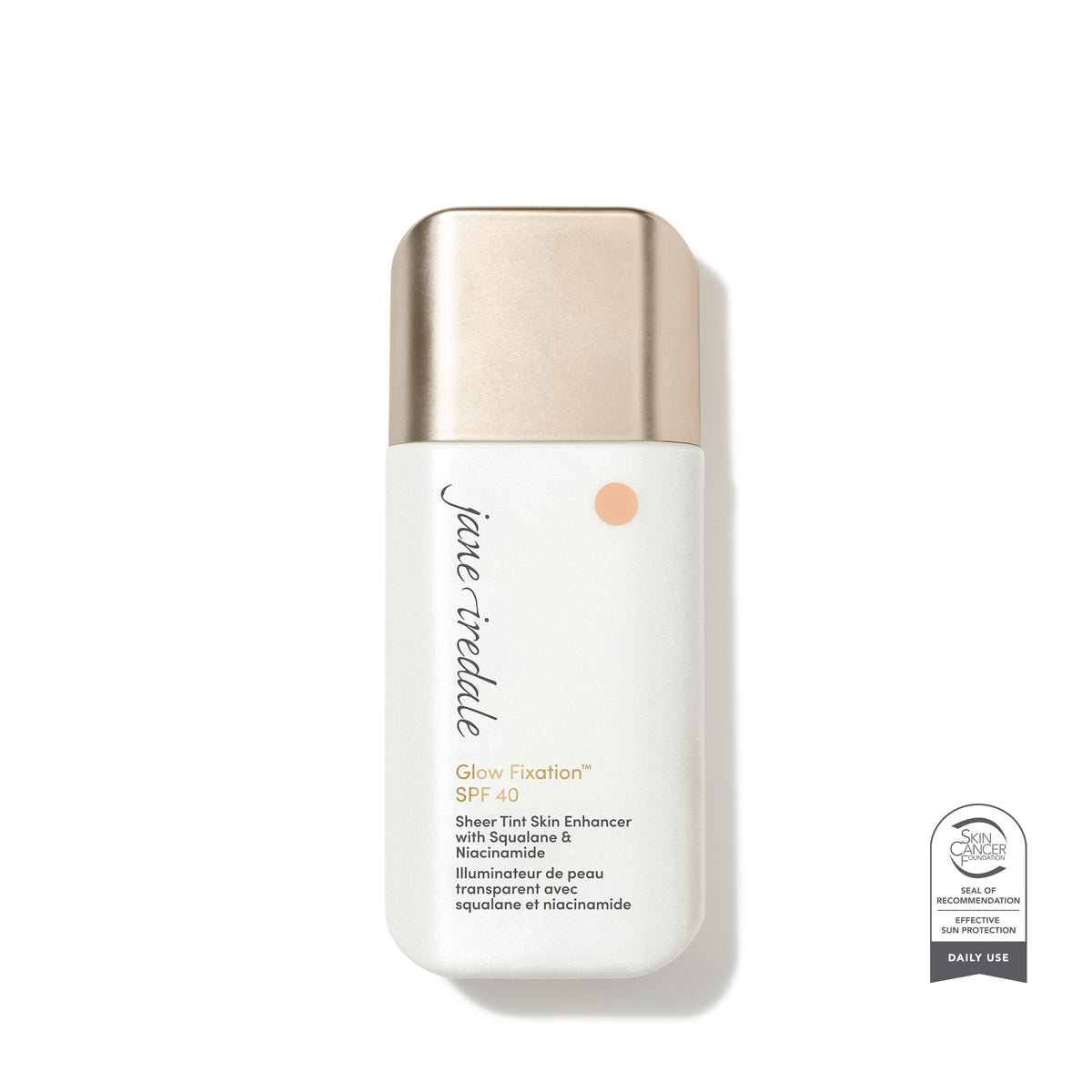 Jane Iredale Glow Fixation SPF 40 Sheer Tint Skin Enhancer in de kleur Fair to Light