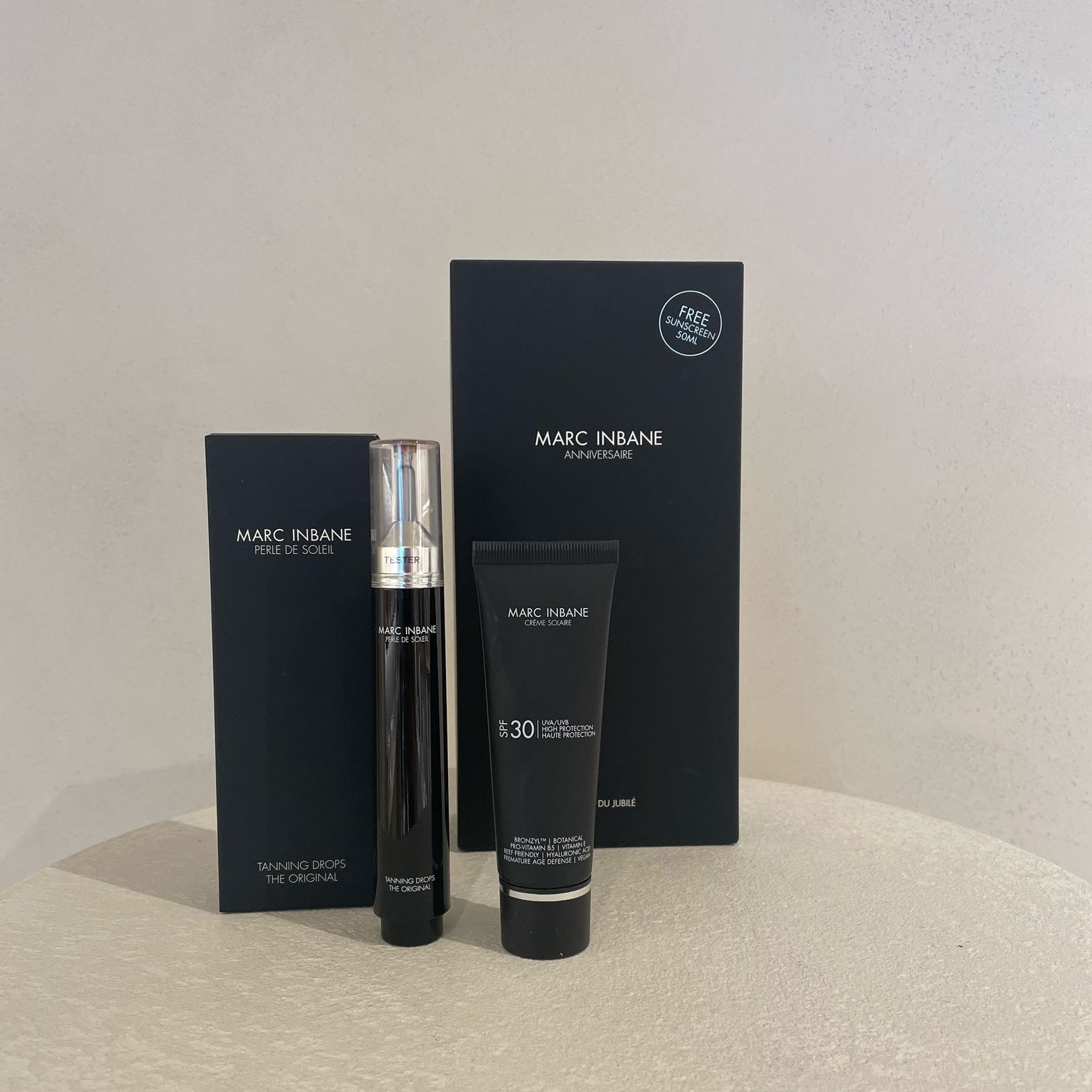 Marc Inbane tanning + spf set