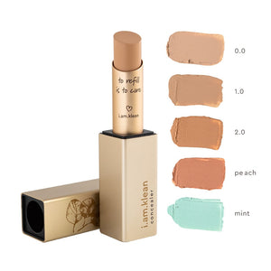 Refillable concealer stick